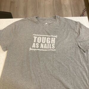 Tough As Nails Men's Gray T-Shirt